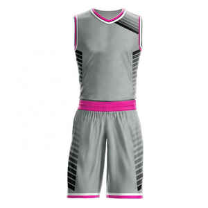 Uniforme de baloncesto con logotipo personalizado 100%, impresión por sublimación, transpirable, talla grande, estilo de conjunto - Product Image 3