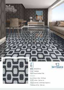 กระเบื้องพอร์ซเลนสีเงินสีควันกระเบื้องห้องน้ำ3D อินเดียกระเบื้องปูพื้นผนังห้องน้ำดีไซน์แบบอินเดีย - Product Image 3