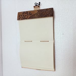Custom Made Peacock Embossed Leather Journals Made with Cotton Handmade Papers in Size 5*7 Inches - Product Image 4