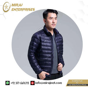 Manteau respirant résistant à l'eau et au vent Vestes à capuche pour hommes de grande taille Veste en duvet pour hommes toutes saisons Ultra légère compressible - Product Image 6