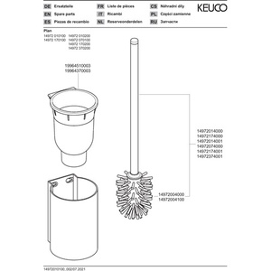 ชุดแปรงห้องน้ำ keuco Plan VC อุปกรณ์ห้องน้ำระดับพรีเมี่ยม - Product Image 5