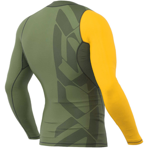Green Breathable Rashguard Best Design Sports Wear <b>Swimming</b> Rashguard & Training Shirts for Bjj and MMA - Product Image 2