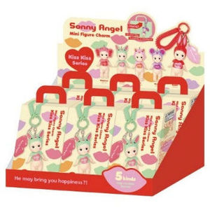 Pour la série de porte-clés Sonny Angel Kiss Kiss, en plastique, 6 par lot, scellés - Product Image 1