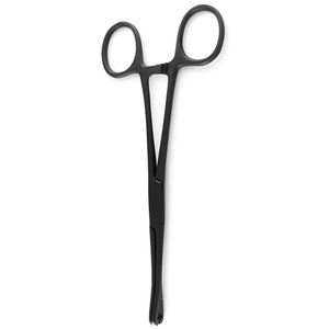Pinza de Pennington con revestimiento de titanio negro de MEDIHEAL SURGICAL CORPORATION, con ranura (extremo cerrado), 16 cm, alta calidad - Product Image 4