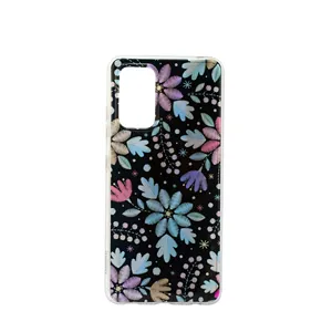OEM ODM phone case cheap Samsung phone case glam lotus mobile phone case back protective cover for Samsung A32