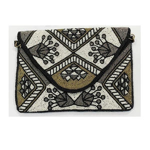 Bolso de Mensajero de Lona Hecho a Mano de Diseño Bohemio Indio para Mujer, Bolso de Hombro Elegante para Fiestas, Compras y Eventos Nocturnos, Venta al por Mayor - Product Image 1