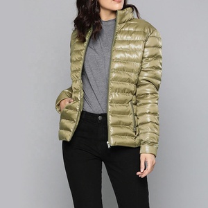 Chaqueta acolchada para mujer, ropa informal, antiarrugas, mangas completas, ligera, de alta calidad, chaqueta acolchada para mujer con logotipo/Color personalizado - Product Image 5