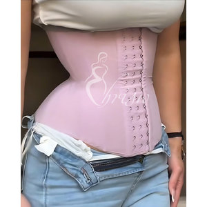 Corset pour femmes, gaine de taille, correcteur de posture, latex sous le buste, contrôle du ventre, corset cintré, silhouette de sablier - Product Image 1