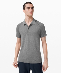 Polo de golf tactique 3D pour hommes, maillot à manches courtes à séchage rapide, 100% polyester, design solide, bouton XL haut - Product Image 3
