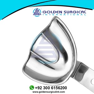 Grand porte-empreintes dentaire, prothèse complète, supérieur, solide |   Porte-dents en acier inoxydable, plateau d'empreinte dentaire durable, vente en gros - Product Image 3