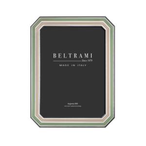 กรอบรูปไม้ทรงสี่เหลี่ยมผืนผ้า Beltrami ดีไซน์หรูหรา ชุบเงินอย่างดี เป็นมิตรต่อสิ่งแวดล้อม ผลิตในอิตาลี เพื่อเก็บรักษาความทรงจำอันล้ำค่า - Product Image 2