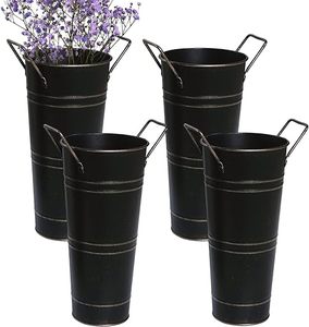 Maceta de hierro de Navidad de Metal de diseño único, maceta de Interior para decoración del hogar y decoración de jardín, diseño único de Navidad de Metal - Product Image 4