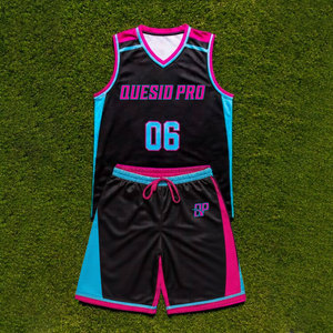 Tenues d'équipe personnalisées sans manches avec logo brodé, coupe confortable, vêtements de basketball, entraînement, impression par sublimation, uniforme de basketball - Product Image 1