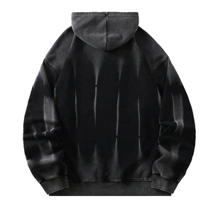 2025 Otoño/Invierno de gran tamaño para hombre, sudaderas con capucha Vintage, Sudadera con capucha desgastada para hombre, ropa de calle, Sudadera con capucha de lavado ácido - Product Image 1