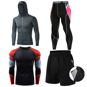 Midweight <b>Hooded</b> Eco-Friendly Training Tracksuit Full <b>Zip</b> Jacket and Breathable Pants Set - Product Image 4
