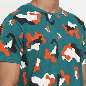 Top Trending Men T-shirt Ajuste cómodo y patrón sólido transpirable Ropa de verano Hombres Camisetas con mangas cortas - Product Image 6