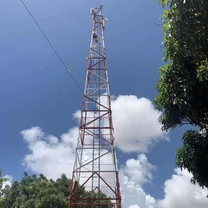 自支撑3G 4g天线格子塔10-50米电信钢塔通信塔 - Product Image 3