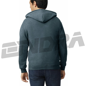 Sudadera con capucha gris humo, tela transpirable, estilo moderno urbano, tacto suave, ajuste relajado, uso diario, para hombre y mujer, cómoda para todas las estaciones - Product Image 3
