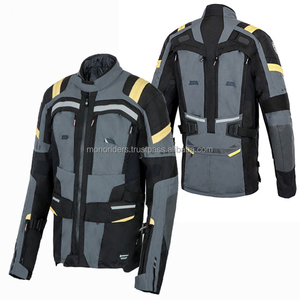 Combinaisons de moto Cordura toutes saisons, 2 pièces, imperméables, coupe-vent, séchage rapide, manches longues, avec protections - Product Image 4