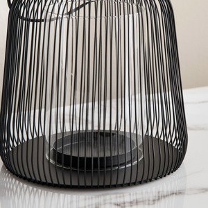 Sculpture bougie en métal antique pièce décorative unique pièce maîtresse romantique pour décor de table de salon chambre à coucher - Product Image 2