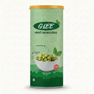 Nueces Tostadas Saladas con Sabor a Pudina de Menta 80g Sin Gluten, Altas en Proteínas, Bajas en Grasas, Ecológicas, en Lata Estilo Pringle - Product Image 1