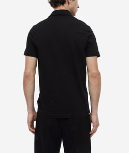 2023 Logo personnalisé broderie motif solide grande taille tricoté Golf sport pour polos anti-rides pour hommes et femmes - Product Image 5