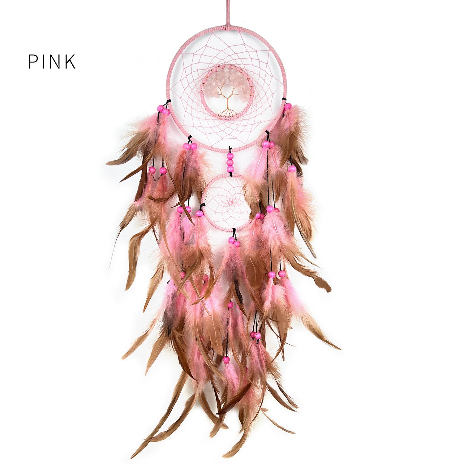 Pierre d'eau sept couleurs - Rose