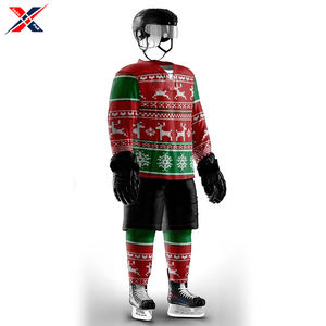 Conjunto de uniforme de hockey sobre hielo para adultos de tamaño personalizable de alta calidad, sublimación impresa para el nombre del logotipo de su propio equipo, la mejor ropa de hockey sobre hielo - Product Image 2
