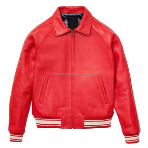 Chaqueta de Cuero Vacuno Genuino Clásica Personalizada de Primera Calidad en Venta, Todos los Colores, Precio de Fábrica al por Mayor, Chaqueta de Invierno - Product Image 3