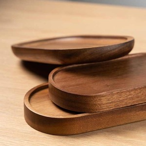 Bandeja DE SERVICIO DE MADERA personalizable, suministro de fábrica para café y fruta para servir y exhibir - Product Image 2