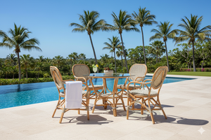 Elegante y Cómodo Juego de Comedor de Mimbre/Ratán de Diseño Asiático Compacto para Espacios Acogedores en Hogares, Apartamentos y Hoteles, Procedente de Indonesia - Product Image 2