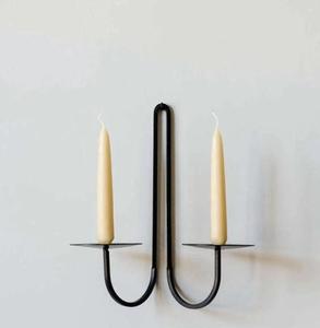 เชิงเทียนโลหะติดผนังสไตล์วินเทจเหมาะสำหรับตกแต่งบ้านไร่งานแต่งงานและเชิงเทียนติดผนัง - Product Image 5