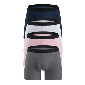 Calzoncillos Boxer Elásticos para Hombre, Uso Diario, Ultra Suaves, de Secado Rápido, con Diseño de Bolsa, Personalización con Logotipo de Marca - Product Image 1