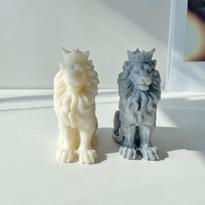 <span class=keywords><strong>Bougie</strong></span> en silicone Lion King Owl Mold3d, animal démon, aromathérapie, plâtre, savon, résine, moule pour cadeau d'halloween, bricolage - Product Image 4