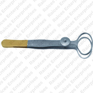 Venta al por mayor precio barato de acero inoxidable Desmarres Chalazion fórceps instrumento médico Desmarres Chalazion fórceps para la venta - Product Image 4