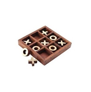 Jeu de société Tic Tac Toe XO en bois de manguier et laiton, best-seller, fait à la main, artisanal, jeu pour 2 joueurs, pour fabricant personnalisé - Product Image 4