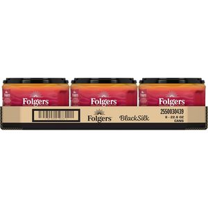 Café moulu Folgers Black Silk, torréfaction foncée, 22,6 oz. Boîte de conserve (lot de 6) - Product Image 4