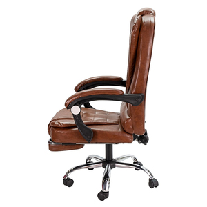 Silla de Oficina Contemporánea GAKJO-906 con Simili Cuero, Metal Cromado, y Características Ergonómicas para Mayor Comodidad - Product Image 4