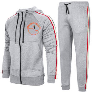 Survêtements skinny à capuche vert clair pour hommes survêtement de luxe 100% coton fabriqué par pakistanais - Product Image 1