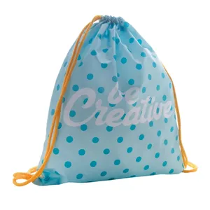 Sacs de sport personnalisés CreaDraw avec cordon de serrage, sacs de merchandising sur mesure à des fins promotionnelles - Product Image 4
