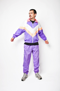 Custom Men's Windbreaker Suit Streetwear Eco-Friendly Anti-Bacterial Breathable Hooded Winter Tracksuits Set Solid Printed Logo - Product Image 4