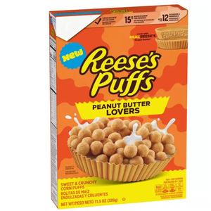 Reese's Puff Céréales Lancement Premium Grade 100% Original Boîte Adulte - Product Image 3