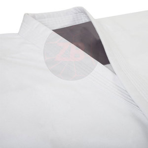 Traje de Karate de algodón 100% personalizado, ropa de artes marciales a un precio razonable para entrenamiento de Karate y artes marciales - Product Image 5