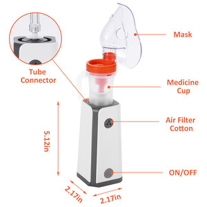 Fitconn Factory outlet Mini perangkat medis portabel, <span class=keywords><strong>nebulizer</strong></span> kompresor DC genggam portabel dengan baterai 1200An - Product Image 2