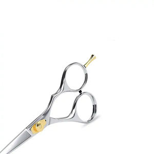 Miroir polonais allemand en acier inoxydable barbe moustache ciseaux lames tranchantes toilettage cisailles de barbier avec vis réglable - Product Image 4