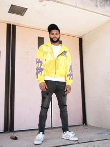 100% algodón 400 GSM peso pesado desgastado amarillo ácido lavado Sudadera con capucha en blanco para hombre cremallera Vintage invierno sudaderas con capucha - Product Image 4