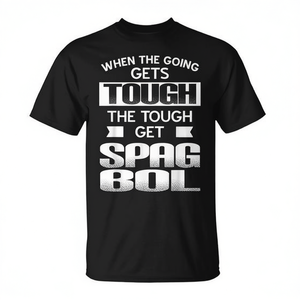 T-Shirt Unisex Spag Bol a Maniche Corte con Collo Rotondo e Stampa Serigrafica, Maglietta Promozionale per Adulti - Product Image 3