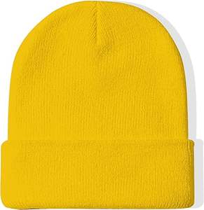2025 New Design <b>Wool</b>/Cotton Breathable Waterproof Jacquard High Quality Hand Knitted Unisex Adult <b>Beanie</b> <b>Hats</b> OEM Service Solid - Product Image 1