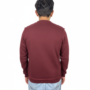 เสื้อสเวตเชิ้ตผ้าฝ้ายฟลีซคุณภาพสูง แบรนด์ใหม่ สำหรับฤดูหนาวปี 2025 สไตล์สตรีทแวร์ ทรงโอเวอร์ไซส์ สำหรับผู้ชาย แห้งเร็ว - Product Image 4