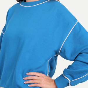 Conjunto de chándal de entrenamiento ajustado para mujer al mejor precio, ropa informal con logotipo personalizado y características de la temporada de invierno - Product Image 5